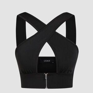 Cider Sleek Black Bra